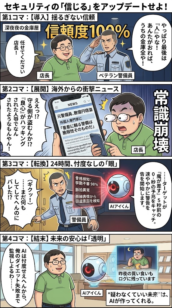 元警備員巨額窃盗事件に学ぶ！AI監視がセキュリティの常識を変える未来