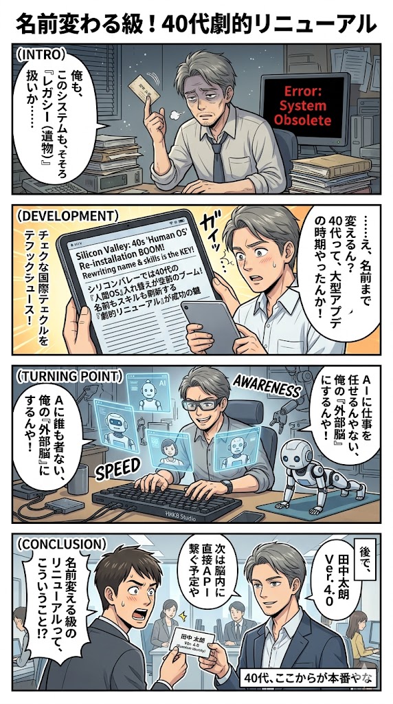 名前変わる級！40代劇的リニューアル