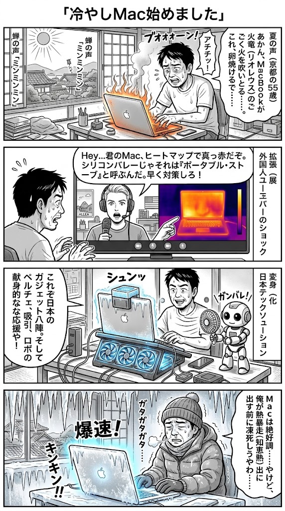 MacBookの熱暴走対策！夏を乗り切るおすすめ冷却ファンと冷却台5選