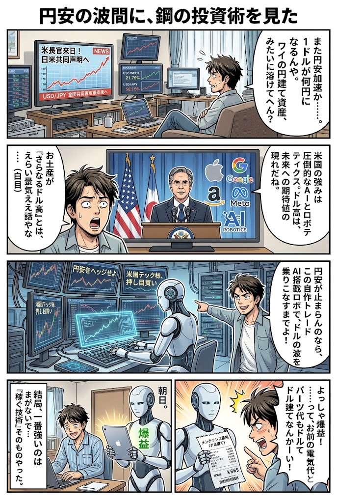 米長官来日で円安加速？米国株戦略