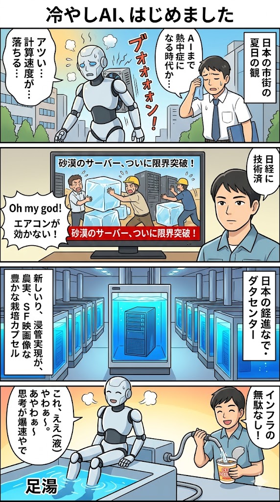 猛暑を凌ぐ、AI適応インフラ