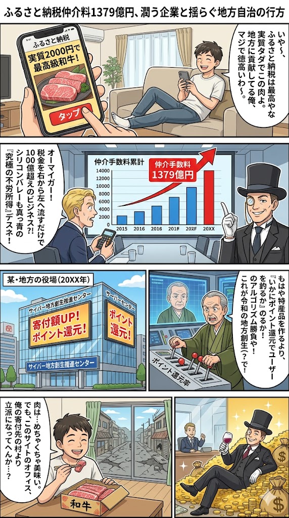 ふるさと納税仲介料1379億円、潤う企業と揺らぐ地方自治の行方