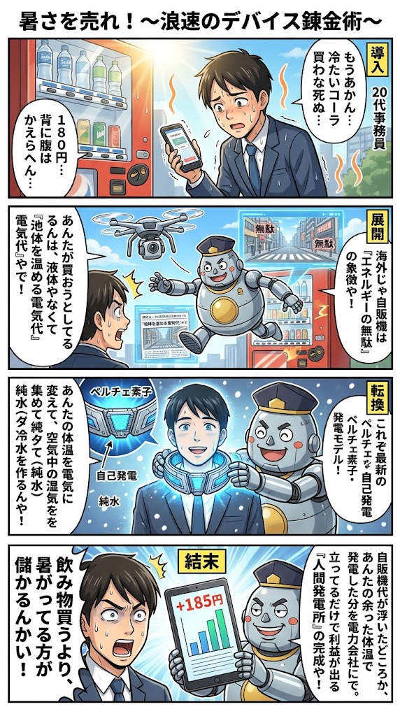 猛暑到来！自販機を封印し銭を貯める秘策