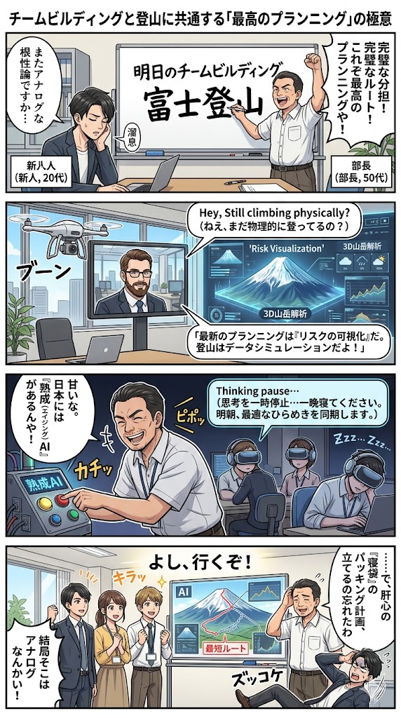 チームビルディングと登山に共通する「最高のプランニング」の極意