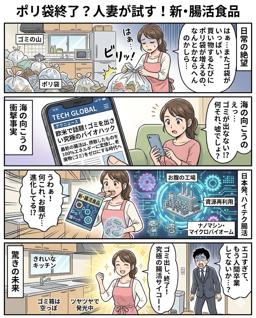 ポリ袋終了？人妻が試す！新・腸活食品