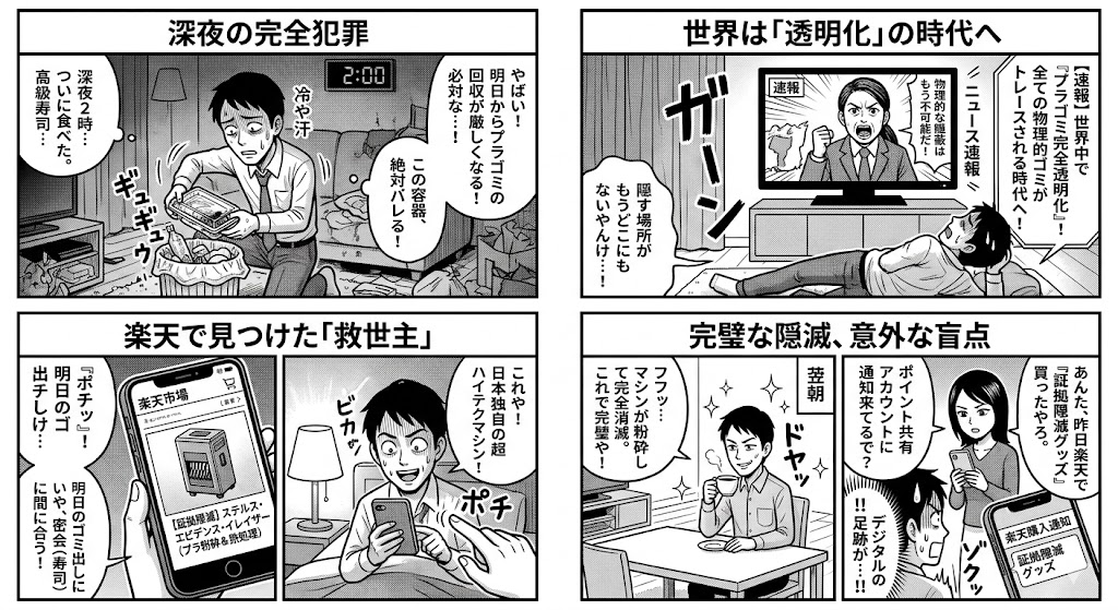 プラ終了！楽天で証拠隠滅グッズを急げ