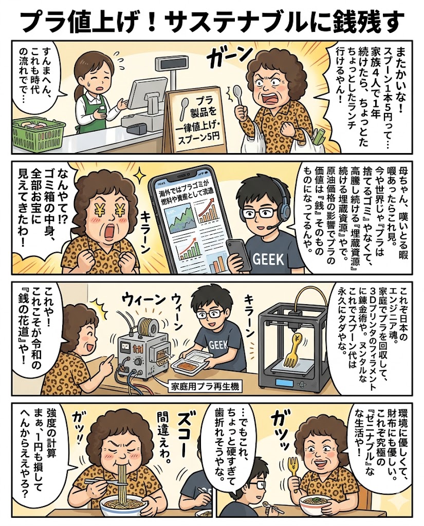 プラ値上げ！サステナブルに銭残す