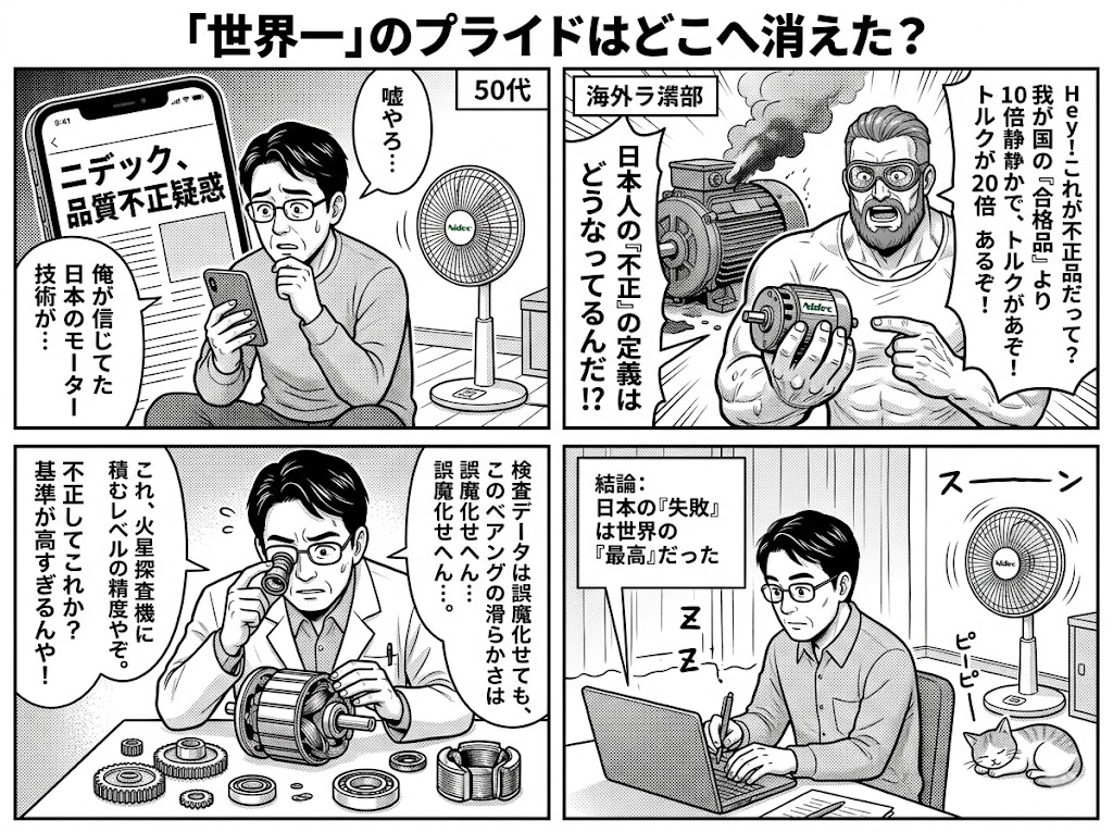ニデックの品質不正疑惑を検証！自腹レビューで分かった真の製品価値