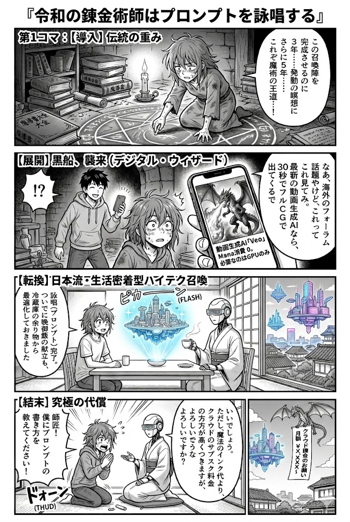 魔法修行は不要？AIを活用して幻想的なコンテンツを高速生成する方法