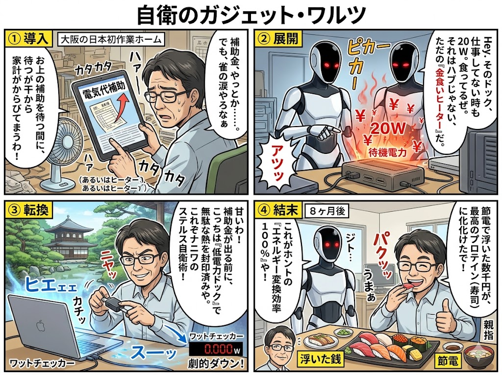 電気代補助の最新動向と対策！低電力ドックでデスクの消費電力を抑える方法