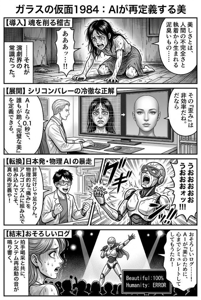 ガラスの仮面1984：AIが再定義する美