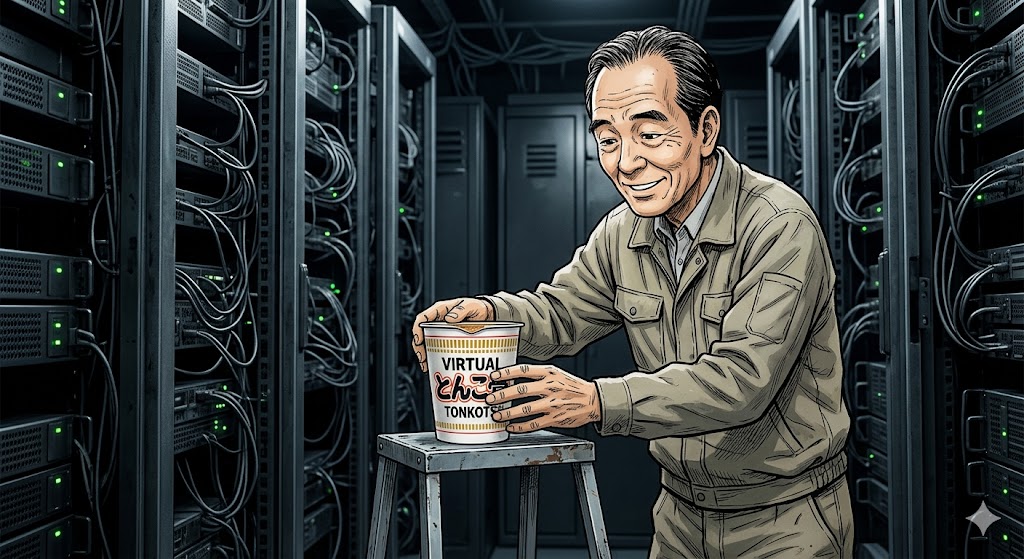 AIが仮想通貨をマイニング。その熱で：『社員のカップラーメンを温める福利厚生』