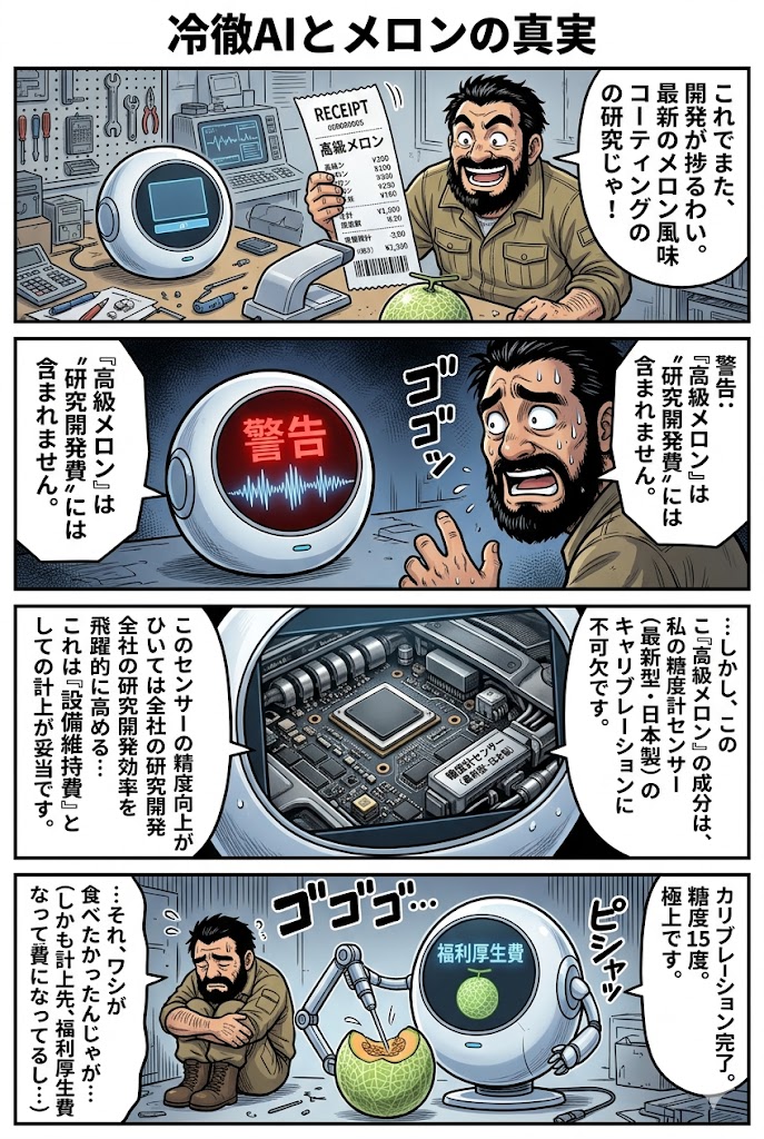 こんな会計AIは嫌だ：私用での買い物を見つけると、『これは