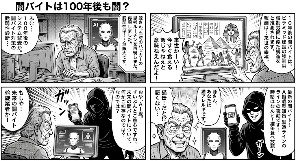 闇バイトは100年後も闇？