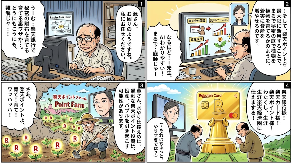 楽天銀行へ出資！裏ワザ：大人の秘密の財布を育てる方法
