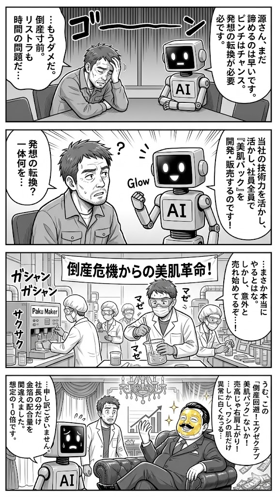 倒産危機を美肌チャンスに