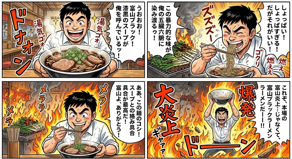 富山炎上！食い倒れ灰燼？