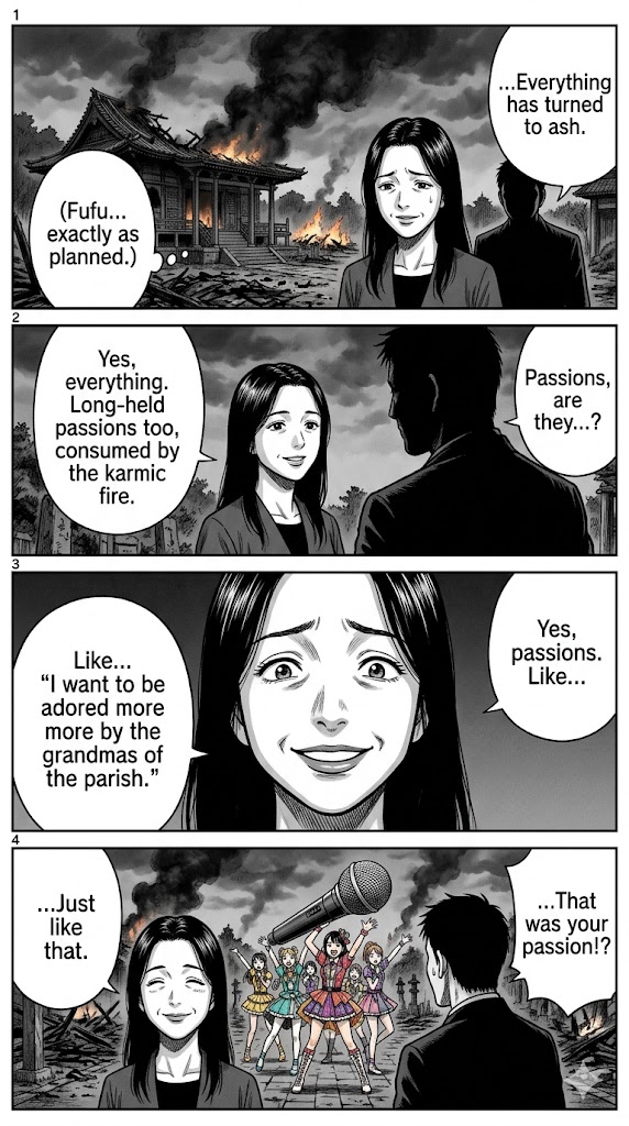寺全焼…業火と煩悩の果て