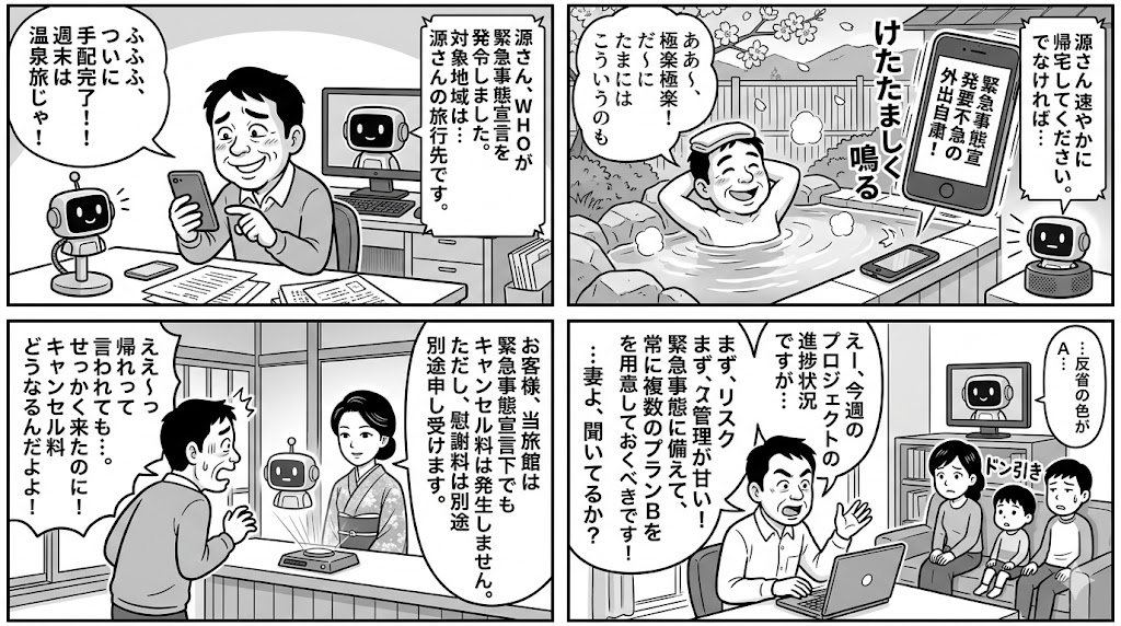 不倫旅行とWHO緊急事態宣言