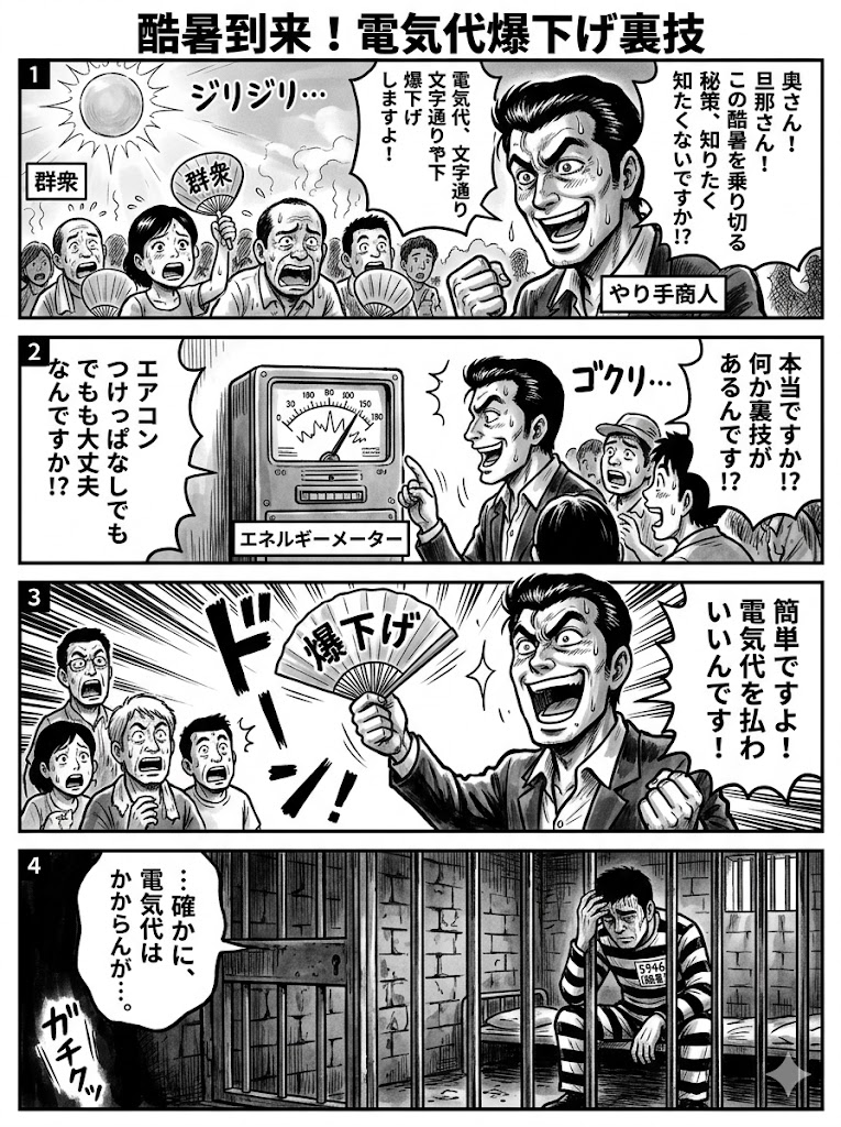 酷暑到来！電気代爆下げ裏技