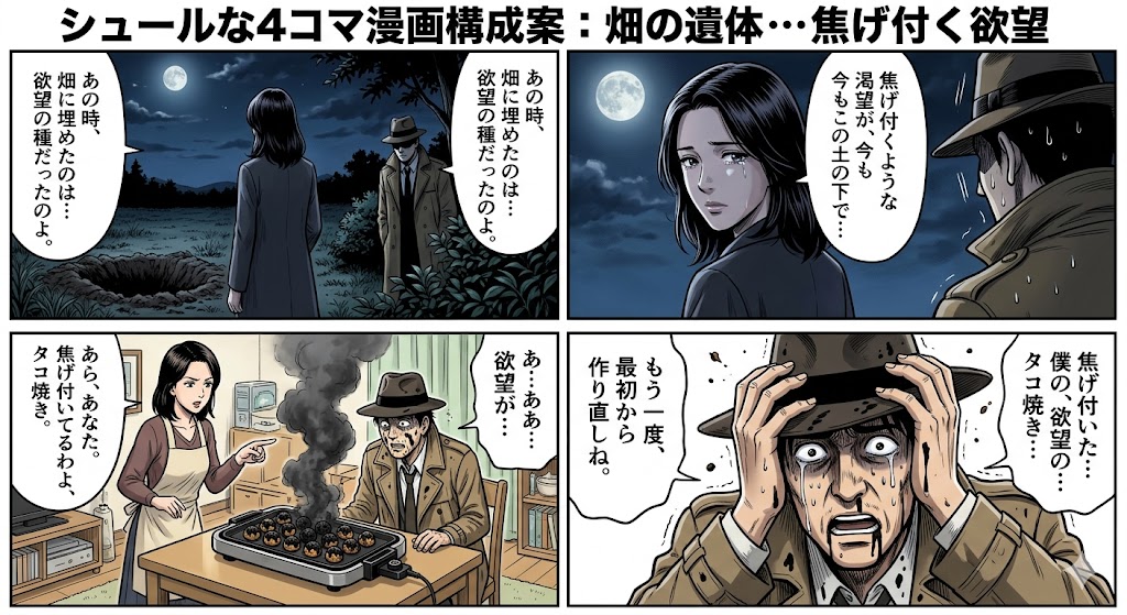 畑の遺体…焦げ付く欲望