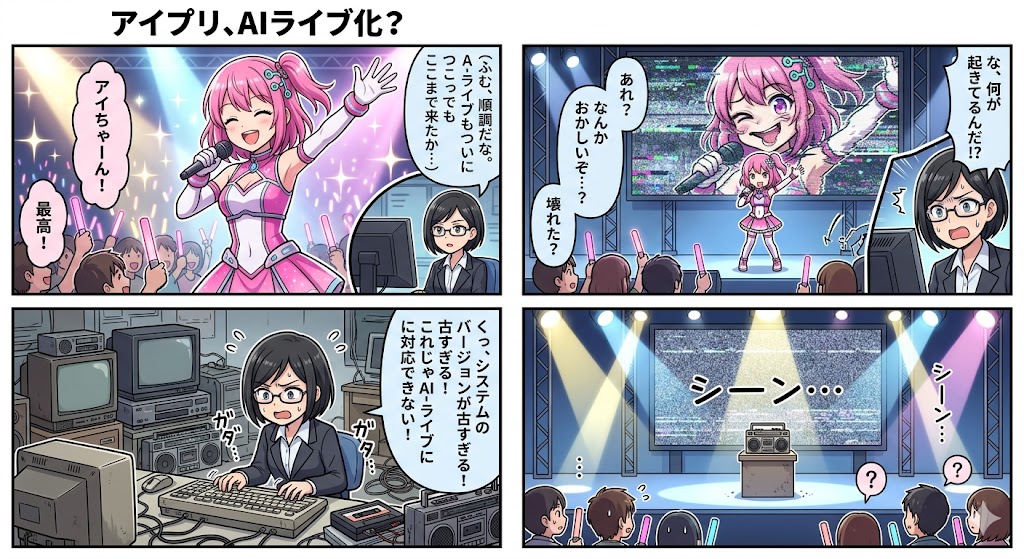 アイプリ、AIライブ化？