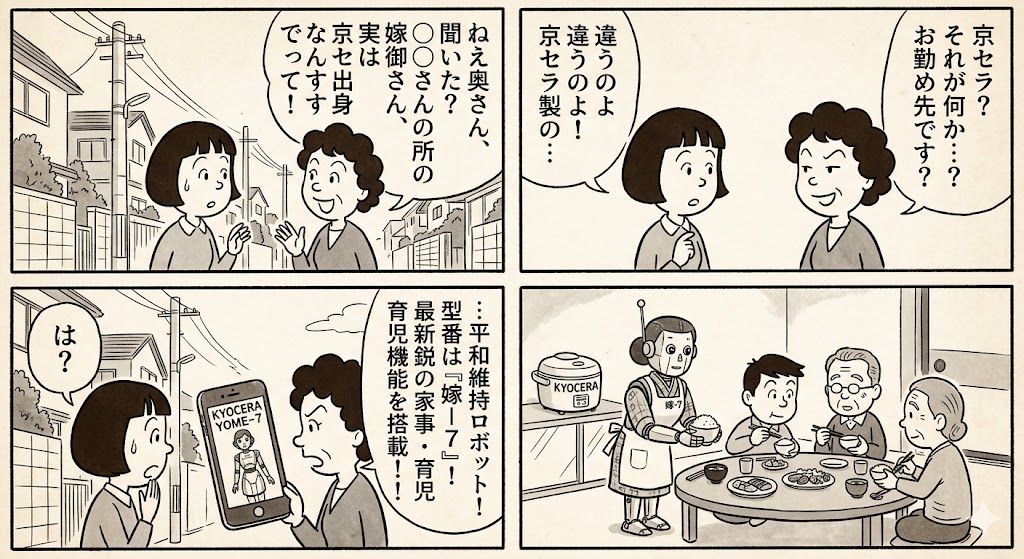京セラ製!? 戦争と町工場の嫁