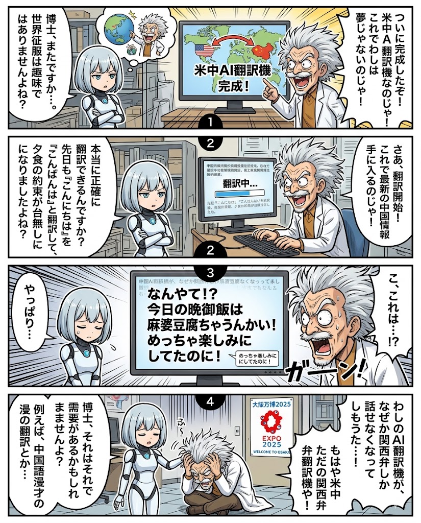 米中AI翻訳で爆速中国語!?
