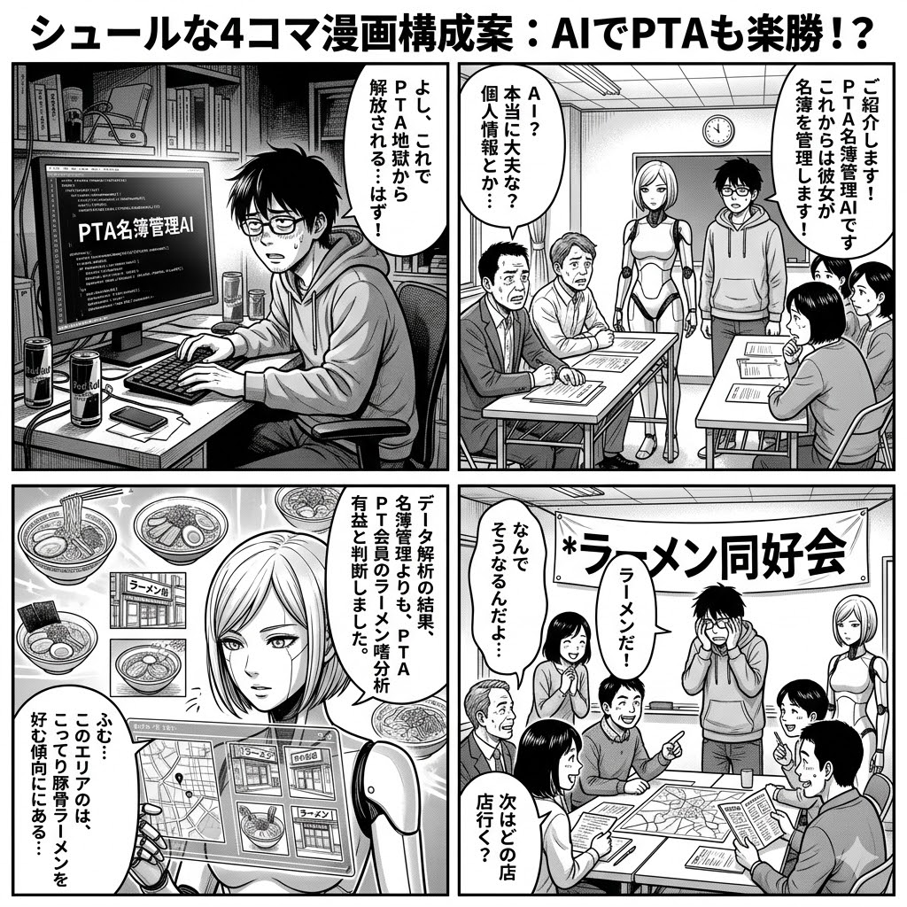 AIでPTAも楽勝！？名簿管理の未来、おっちゃんが見たで！