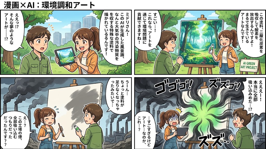 漫画×AI：環境調和アート