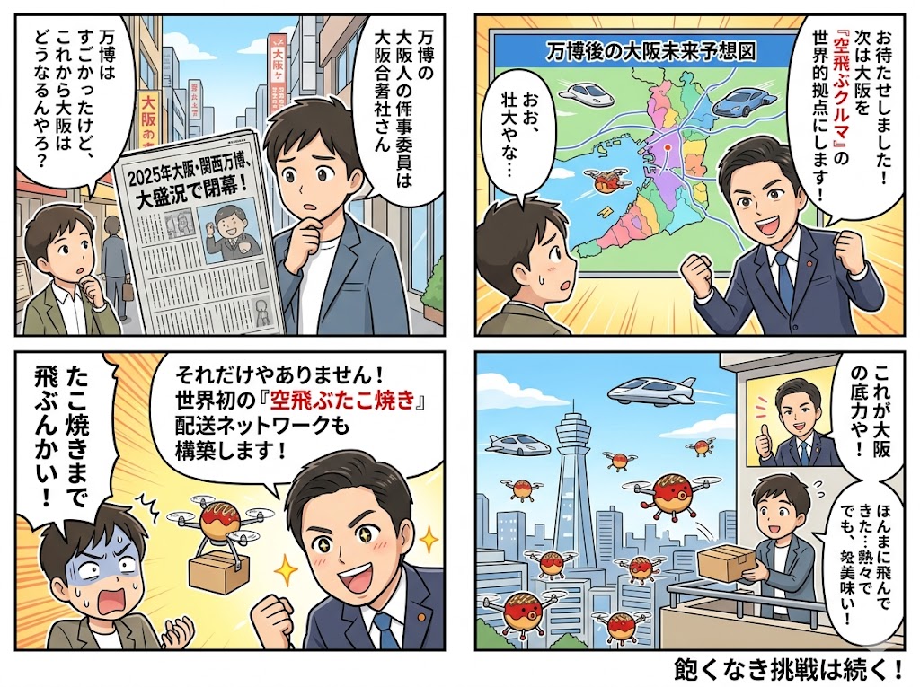 吉村知事、次は何するん？　大阪万博後の未来予想図