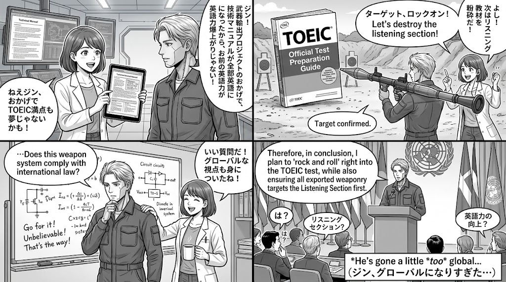 武器輸出で英語力爆上げ!?