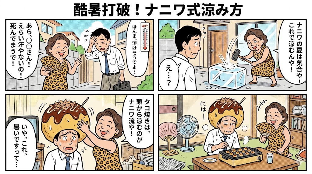 酷暑打破！ナニワ式涼み方
