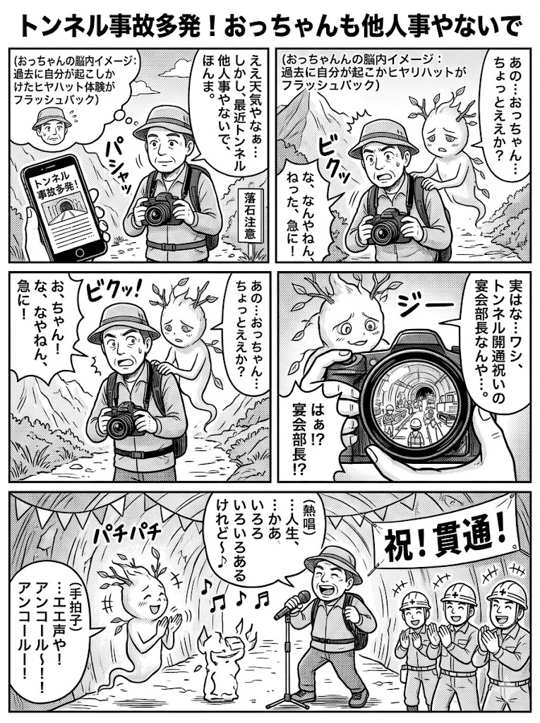 トンネル事故多発！おっちゃんも他人事やないで
