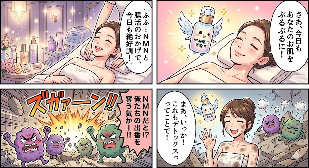 NMN×事故!?腸活アンチエイジング