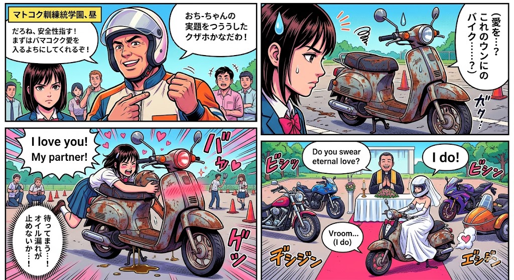 バイク教習で事故!? おっちゃんが語る安全対策、これ見とけ！