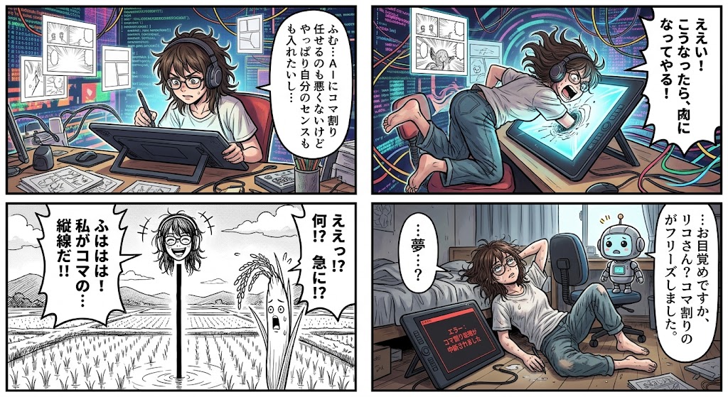 AI漫画、コマ割り革命!?【ナタリー