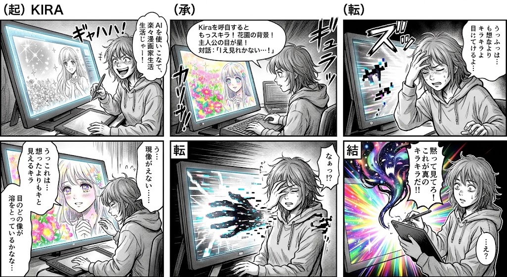 AI漫画家への道、ひたすら描け！