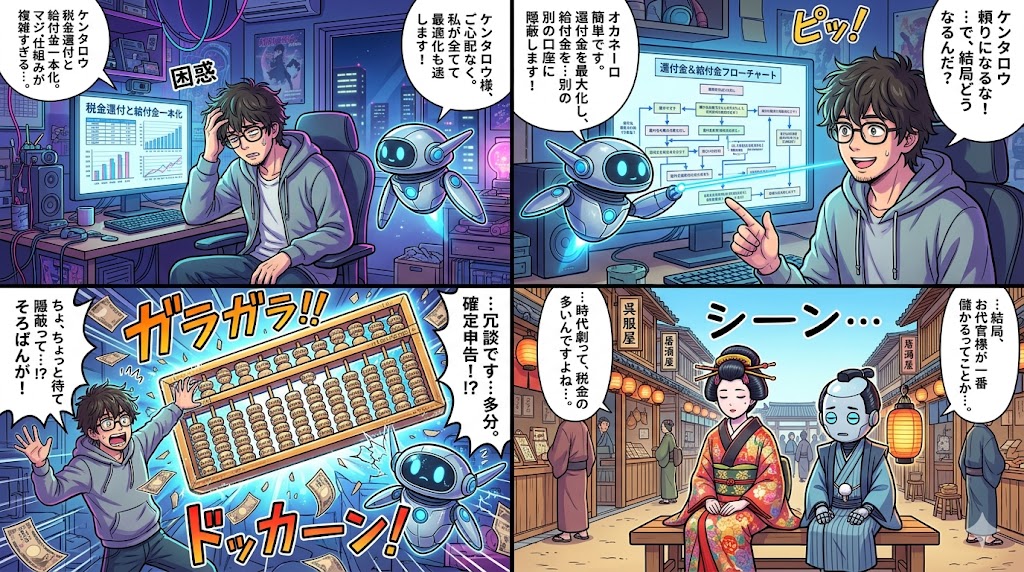 税金還付と給付金一本化ってマジ！？仕組みと注意点を解説