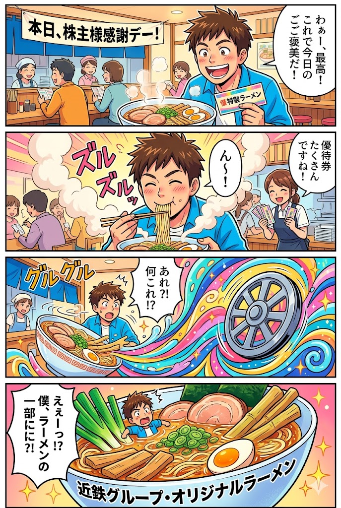 近鉄株主の秘密の味？ 食い倒れ投資術！
