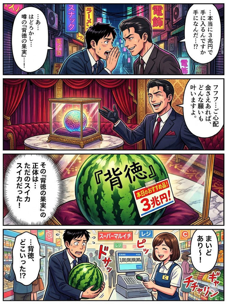 深夜の密談：３兆円で手に入れる背徳の果実