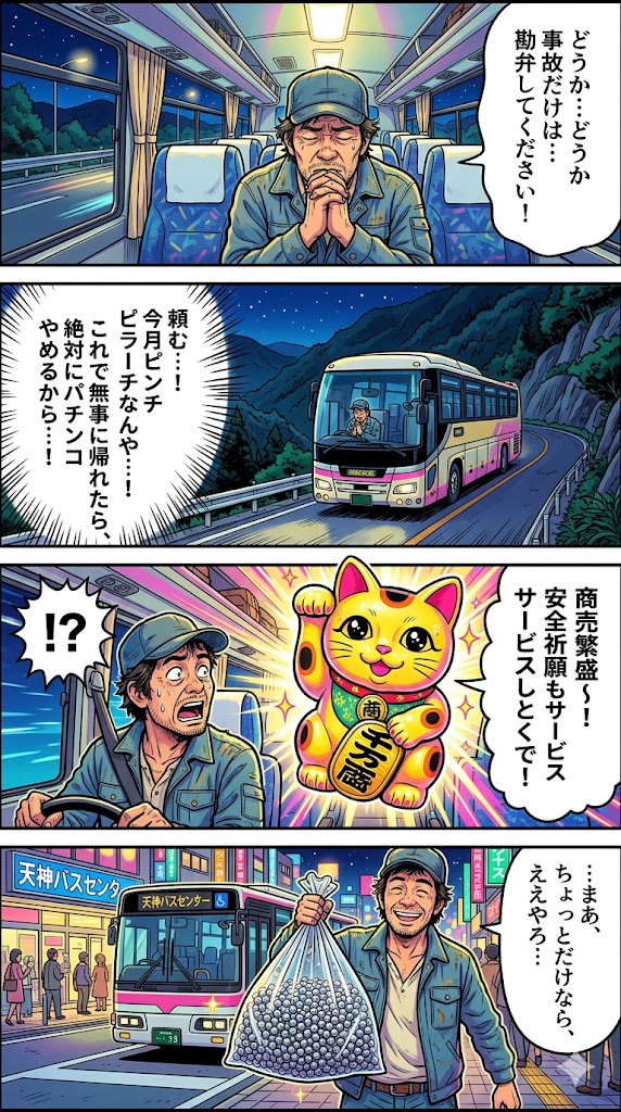 高速バス事故の教訓：おっちゃんの安全祈願