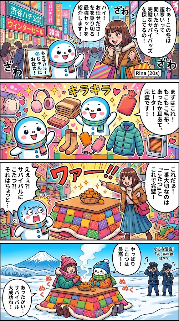 極寒の密会対策！