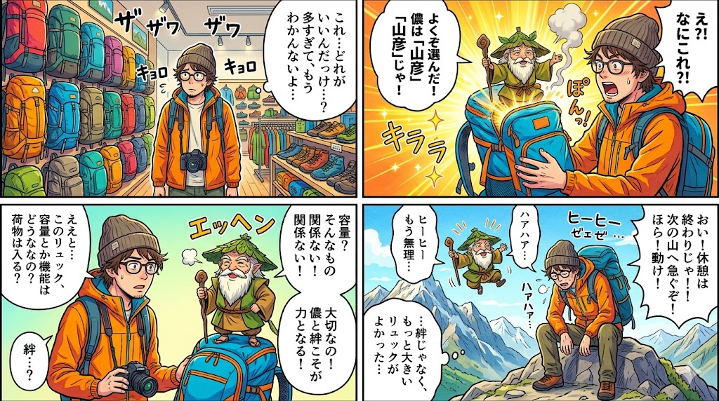 ザック選びは「相棒」探し