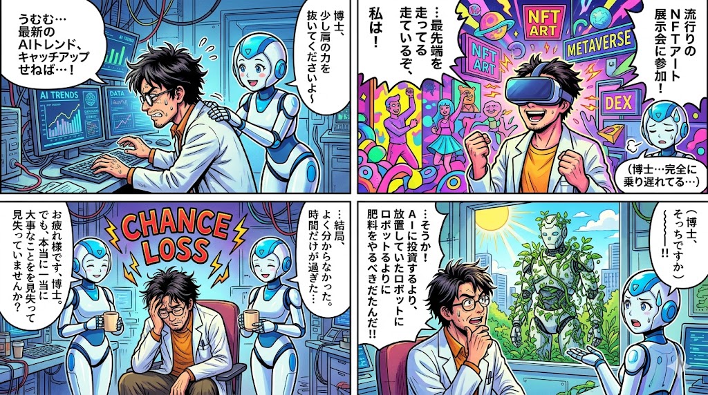 AIと機会損失の哲学：大衆の波に乗るな