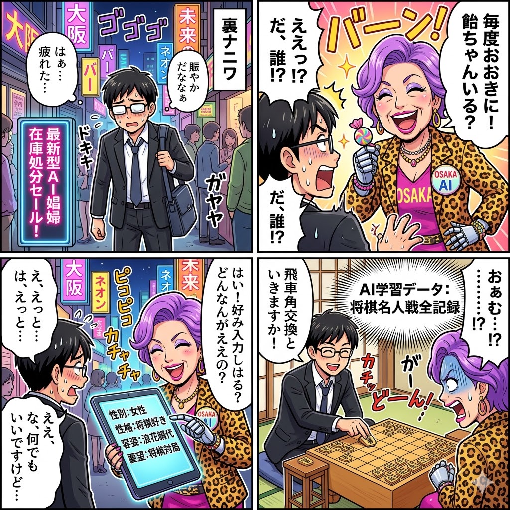 裏ナニワ風俗2041:AI娼婦の夢