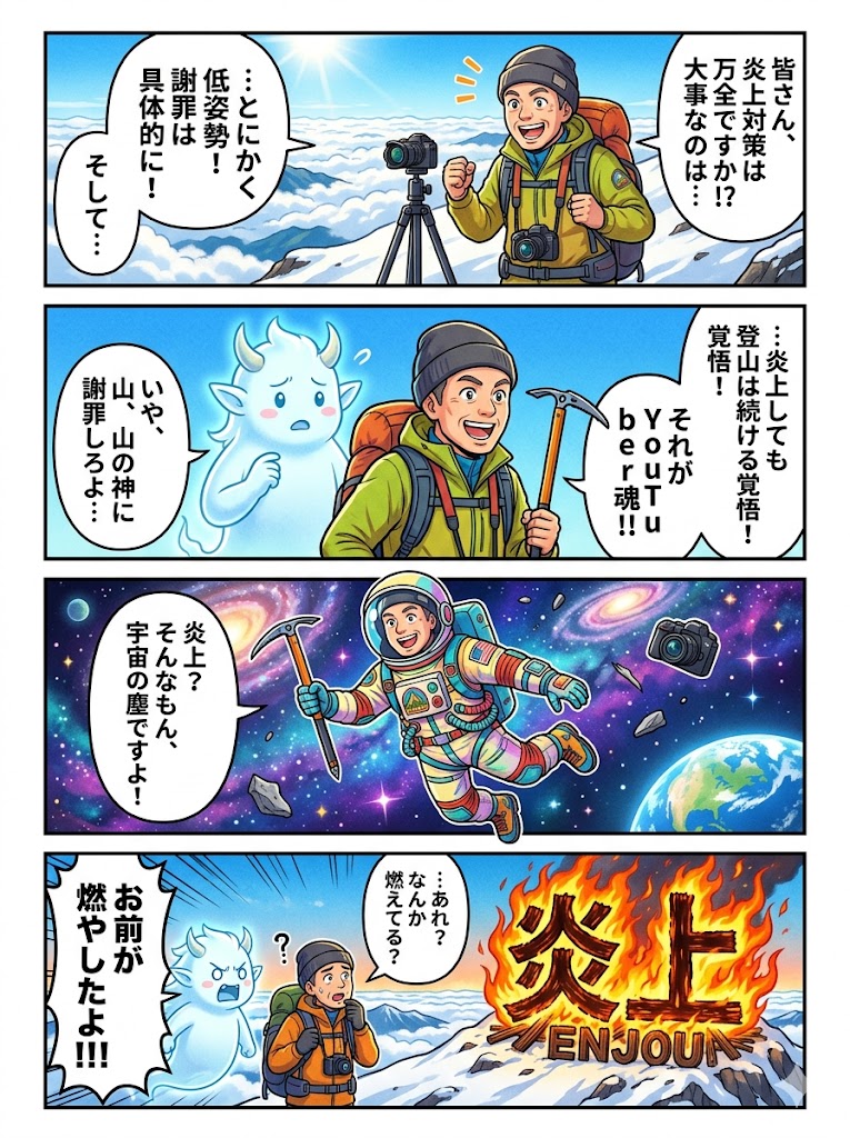 登山YouTuber炎上対策？おっちゃんが思うこと