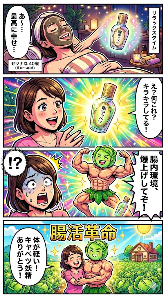 40代の腸活！麹キャベツ革命