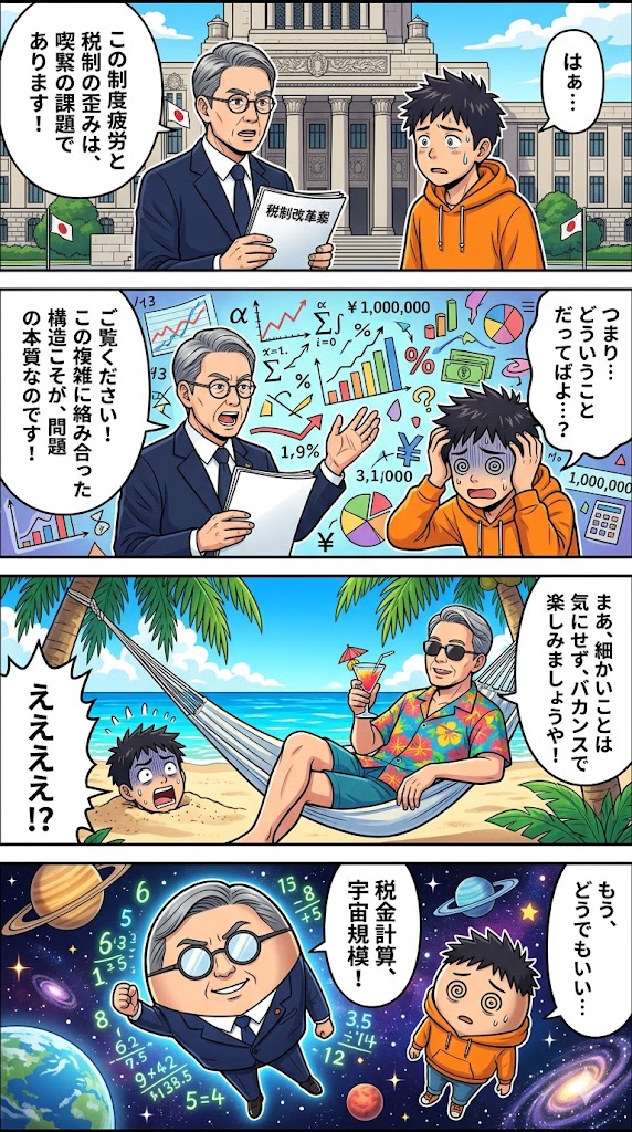 制度疲労と税制の歪み