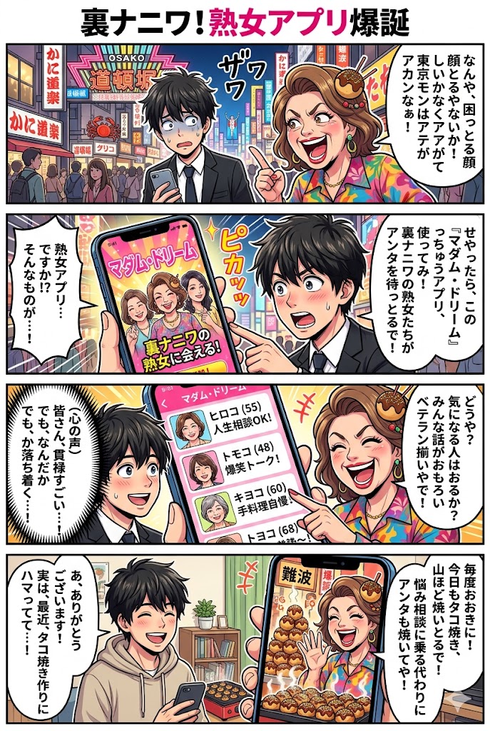 裏ナニワ！熟女アプリ爆誕